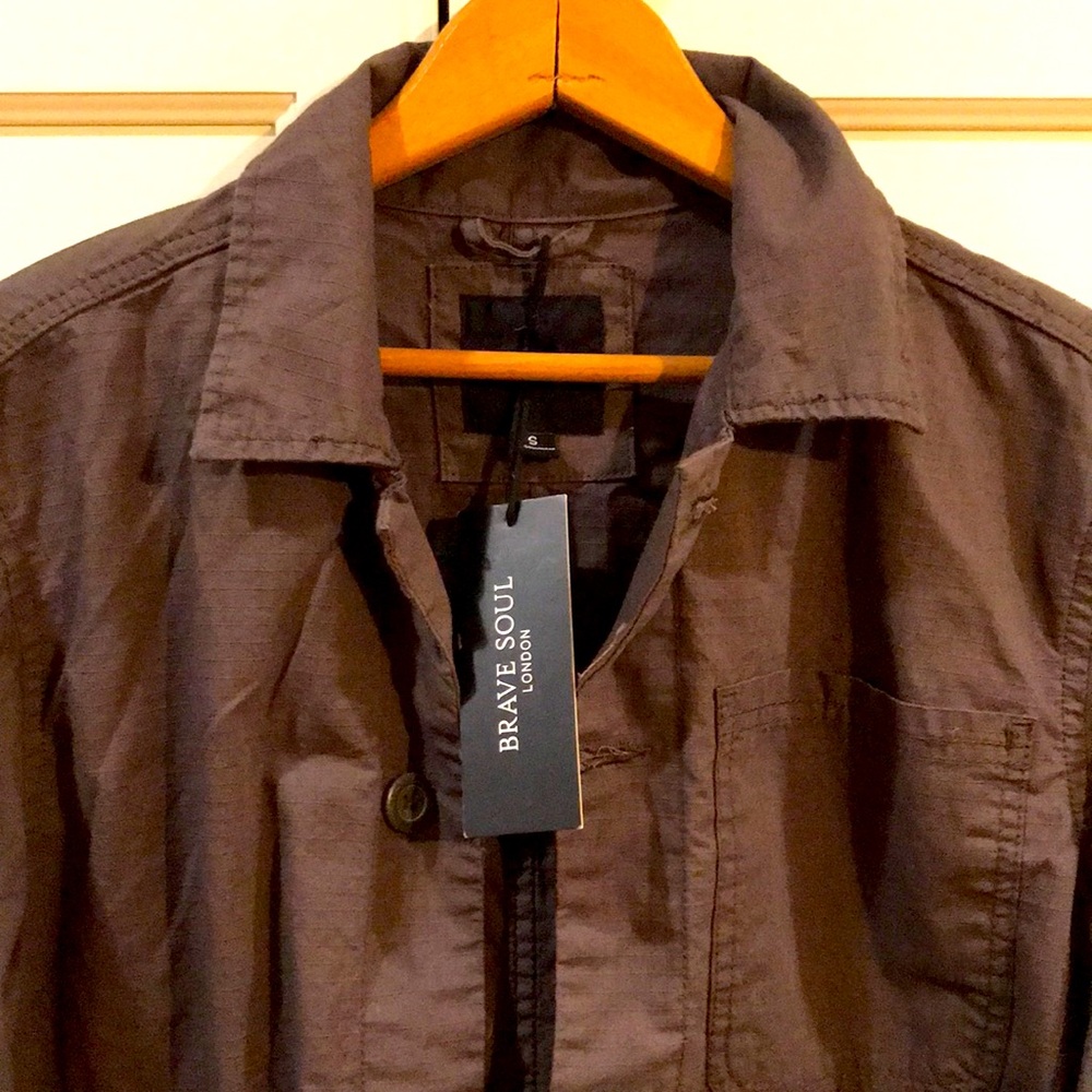 Brave Soul London mens jacket shirt